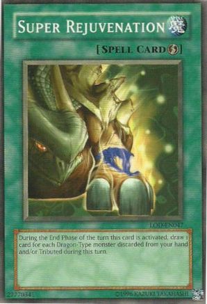 Super Rejuvenation (LOD-EN047) - Legacy of Darkness (Worldwide English) Unlimited - Premium Yugioh Single from Konami - Just $0.77! Shop now at Game Crave Tournament Store