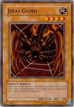 Jirai Gumo (MRD-EN089) - Metal Raiders (Worldwide English) Unlimited - Premium Yugioh Single from Konami - Just $0.80! Shop now at Game Crave Tournament Store