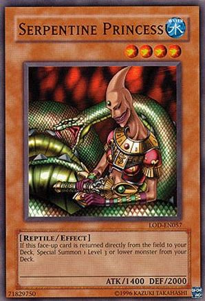 Serpentine Princess (LOD-EN057) - Legacy of Darkness (Worldwide English) Unlimited - Premium Yugioh Single from Konami - Just $5.54! Shop now at Game Crave Tournament Store