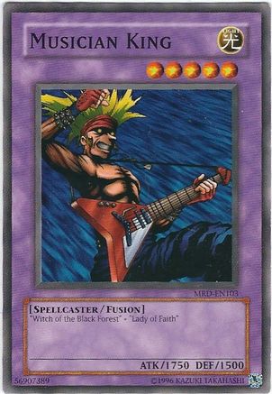 Musician King (MRD-EN103) - Metal Raiders (Worldwide English) Unlimited - Premium Yugioh Single from Konami - Just $0.99! Shop now at Game Crave Tournament Store
