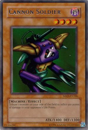 Cannon Soldier (MRD-EN106) - Metal Raiders (Worldwide English) Unlimited - Premium Yugioh Single from Konami - Just $0.68! Shop now at Game Crave Tournament Store