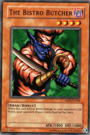 The Bistro Butcher (MRD-EN108) - Metal Raiders (Worldwide English) Unlimited - Premium Yugioh Single from Konami - Just $0.67! Shop now at Game Crave Tournament Store