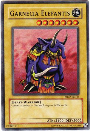 Garnecia Elefantis (MRD-EN125) - Metal Raiders (Worldwide English) Unlimited - Premium Yugioh Single from Konami - Just $1.34! Shop now at Game Crave Tournament Store