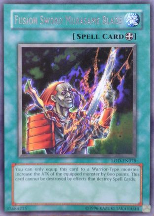 Fusion Sword Murasame Blade (LOD-EN079) - Legacy of Darkness (Worldwide English) Unlimited - Premium Yugioh Single from Konami - Just $0.80! Shop now at Game Crave Tournament Store