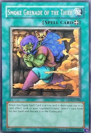 Smoke Grenade of the Thief (LOD-EN080) - Legacy of Darkness (Worldwide English) Unlimited - Premium Yugioh Single from Konami - Just $96! Shop now at Game Crave Tournament Store