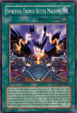 Spiritual Energy Settle Machine (LOD-EN082) - Legacy of Darkness (Worldwide English) Unlimited - Premium Yugioh Single from Konami - Just $0.25! Shop now at Game Crave Tournament Store