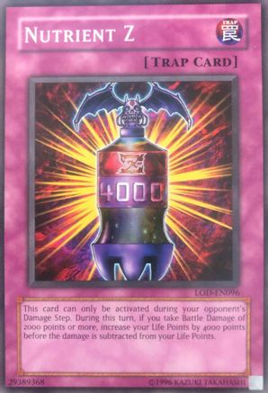 Nutrient Z (LOD-EN096) - Legacy of Darkness (Worldwide English) Unlimited - Premium Yugioh Single from Konami - Just $2.87! Shop now at Game Crave Tournament Store