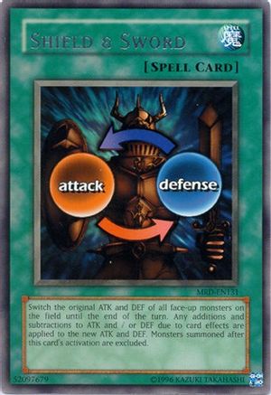 Shield & Sword (MRD-EN131) - Metal Raiders (Worldwide English) Unlimited - Premium Yugioh Single from Konami - Just $0.25! Shop now at Game Crave Tournament Store