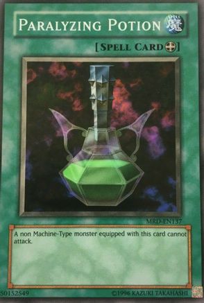 Paralyzing Potion (MRD-EN137) - Metal Raiders (Worldwide English) Unlimited - Premium Yugioh Single from Konami - Just $0.26! Shop now at Game Crave Tournament Store