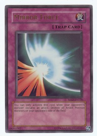 Mirror Force (MRD-EN138) - Metal Raiders (Worldwide English) Unlimited - Premium Yugioh Single from Konami - Just $14.67! Shop now at Game Crave Tournament Store