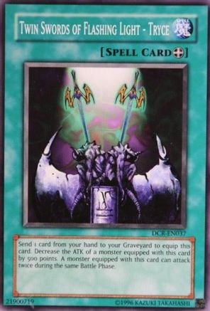 Twin Swords of Flashing Light - Tryce (DCR-EN037) - Dark Crisis (Worldwide English) - Premium Yugioh Single from Konami - Just $0.39! Shop now at Game Crave Tournament Store