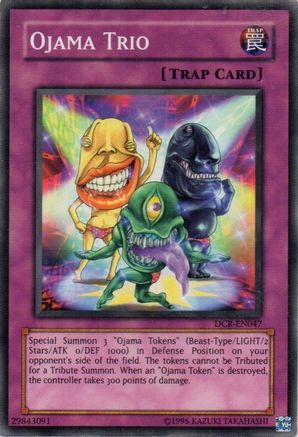 Ojama Trio (DCR-EN047) - Dark Crisis (Worldwide English) Unlimited - Premium Yugioh Single from Konami - Just $0.80! Shop now at Game Crave Tournament Store