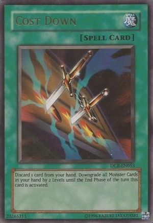 Cost Down (DCR-EN053) - Dark Crisis (Worldwide English) Unlimited - Premium Yugioh Single from Konami - Just $0.80! Shop now at Game Crave Tournament Store