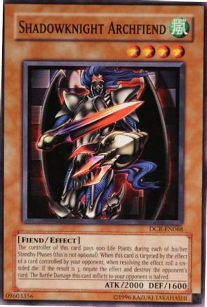 Shadowknight Archfiend (DCR-EN068) - Dark Crisis (Worldwide English) Unlimited - Premium Yugioh Single from Konami - Just $0.25! Shop now at Game Crave Tournament Store