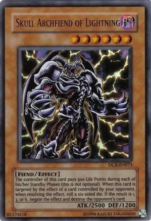 Skull Archfiend of Lightning (DCR-EN073) - Dark Crisis (Worldwide English) - Premium Yugioh Single from Konami - Just $15.20! Shop now at Game Crave Tournament Store