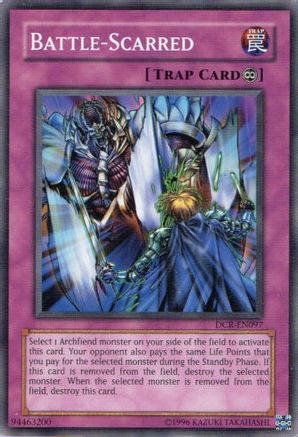 Battle-Scarred (DCR-EN097) - Dark Crisis (Worldwide English) - Premium Yugioh Single from Konami - Just $0.96! Shop now at Game Crave Tournament Store