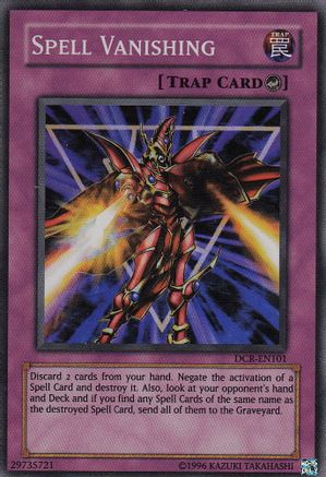 Spell Vanishing (DCR-EN101) - Dark Crisis (Worldwide English) Unlimited - Premium Yugioh Single from Konami - Just $1.60! Shop now at Game Crave Tournament Store