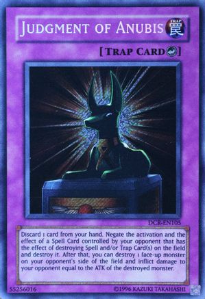 Judgment of Anubis (DCR-EN105) - Dark Crisis (Worldwide English) Unlimited - Premium Yugioh Single from Konami - Just $4! Shop now at Game Crave Tournament Store