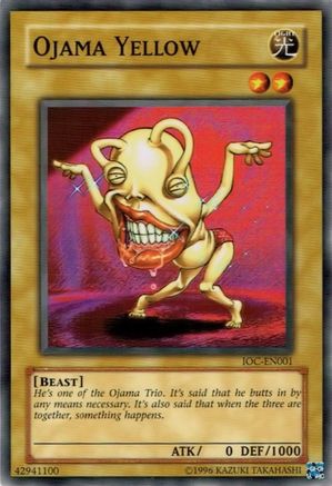 Ojama Yellow (IOC-EN001) - Invasion of Chaos (Worldwide English) Unlimited - Premium Yugioh Single from Konami - Just $8! Shop now at Game Crave Tournament Store