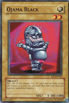 Ojama Black (IOC-EN002) - Invasion of Chaos (Worldwide English) Unlimited - Premium Yugioh Single from Konami - Just $0.75! Shop now at Game Crave Tournament Store