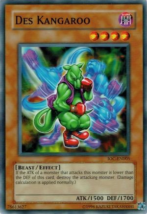 Des Kangaroo (IOC-EN005) - Invasion of Chaos (Worldwide English) Unlimited - Premium Yugioh Single from Konami - Just $1.19! Shop now at Game Crave Tournament Store