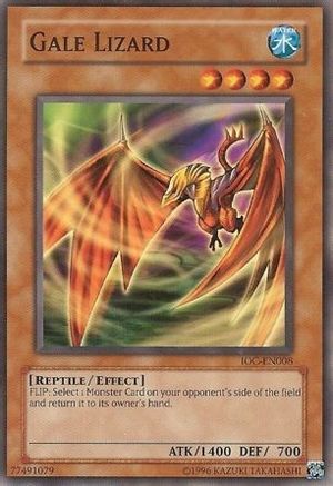 Gale Lizard (IOC-EN008) - Invasion of Chaos (Worldwide English) Unlimited - Premium Yugioh Single from Konami - Just $0.25! Shop now at Game Crave Tournament Store