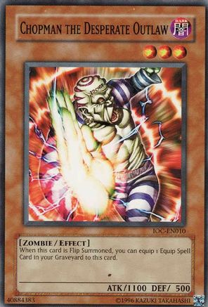 Chopman the Desperate Outlaw (IOC-EN010) - Invasion of Chaos (Worldwide English) Unlimited - Premium Yugioh Single from Konami - Just $0.08! Shop now at Game Crave Tournament Store