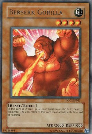 Berserk Gorilla (IOC-EN013) - Invasion of Chaos (Worldwide English) Unlimited - Premium Yugioh Single from Konami - Just $4! Shop now at Game Crave Tournament Store