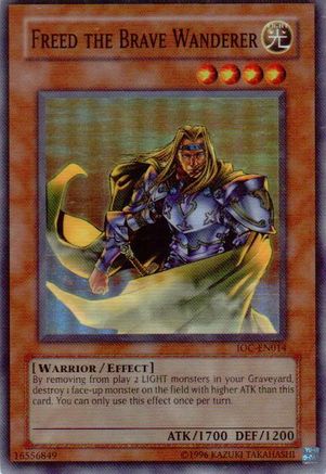 Freed the Brave Wanderer (IOC-EN014) - Invasion of Chaos (Worldwide English) Unlimited - Premium Yugioh Single from Konami - Just $2.19! Shop now at Game Crave Tournament Store