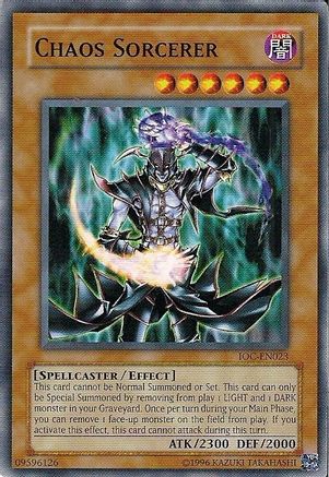 Chaos Sorcerer (IOC-EN023) - Invasion of Chaos (Worldwide English) Unlimited - Premium Yugioh Single from Konami - Just $0.50! Shop now at Game Crave Tournament Store