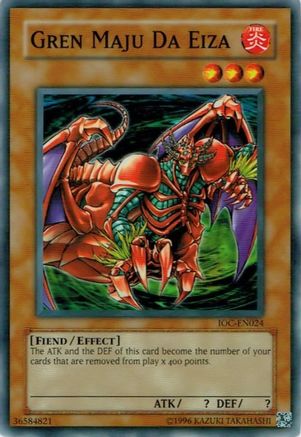 Gren Maju Da Eiza (IOC-EN024) - Invasion of Chaos (Worldwide English) Unlimited - Premium Yugioh Single from Konami - Just $0.60! Shop now at Game Crave Tournament Store