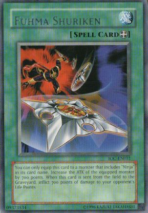 Fuhma Shuriken (IOC-EN031) - Invasion of Chaos (Worldwide English) Unlimited - Premium Yugioh Single from Konami - Just $1.60! Shop now at Game Crave Tournament Store