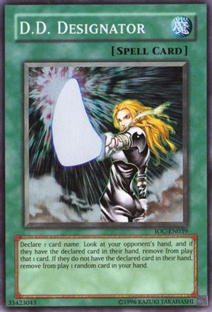 D.D. Designator (IOC-EN039) - Invasion of Chaos (Worldwide English) Unlimited - Premium Yugioh Single from Konami - Just $0.98! Shop now at Game Crave Tournament Store