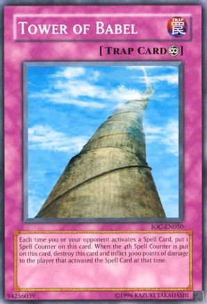 Tower of Babel (IOC-EN050) - Invasion of Chaos (Worldwide English) Unlimited - Premium Yugioh Single from Konami - Just $0.60! Shop now at Game Crave Tournament Store