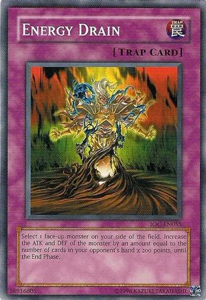 Energy Drain (IOC-EN055) - Invasion of Chaos (Worldwide English) Unlimited - Premium Yugioh Single from Konami - Just $0.55! Shop now at Game Crave Tournament Store
