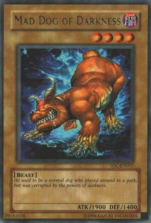 Mad Dog of Darkness (IOC-EN057) - Invasion of Chaos (Worldwide English) Unlimited - Premium Yugioh Single from Konami - Just $0.44! Shop now at Game Crave Tournament Store
