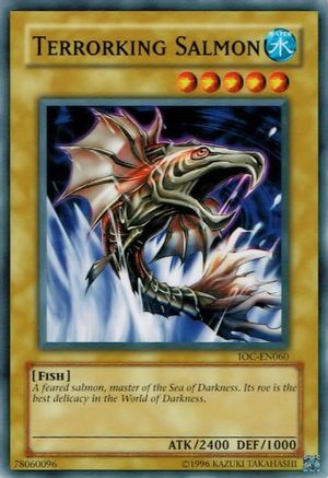Terrorking Salmon (IOC-EN060) - Invasion of Chaos (Worldwide English) Unlimited - Premium Yugioh Single from Konami - Just $1.56! Shop now at Game Crave Tournament Store