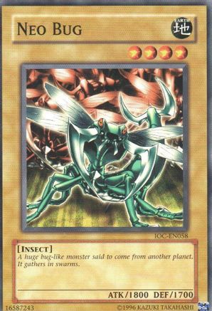 Neo Bug (IOC-EN058) - Invasion of Chaos (Worldwide English) Unlimited - Premium Yugioh Single from Konami - Just $0.59! Shop now at Game Crave Tournament Store