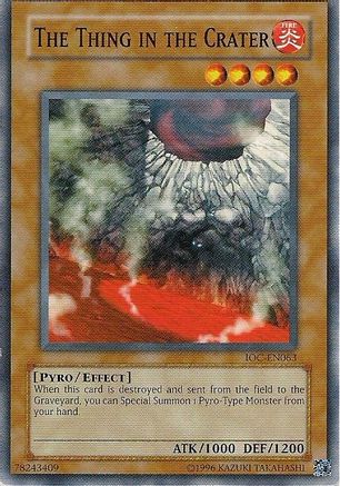 The Thing in the Crater (IOC-EN063) - Invasion of Chaos (Worldwide English) Unlimited - Premium Yugioh Single from Konami - Just $0.25! Shop now at Game Crave Tournament Store