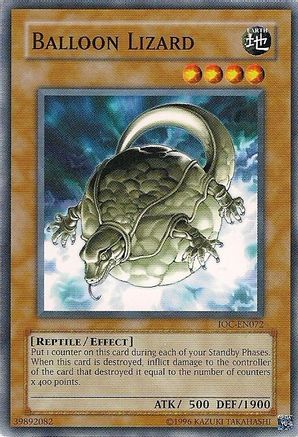 Balloon Lizard (IOC-EN072) - Invasion of Chaos (Worldwide English) Unlimited - Premium Yugioh Single from Konami - Just $0.18! Shop now at Game Crave Tournament Store