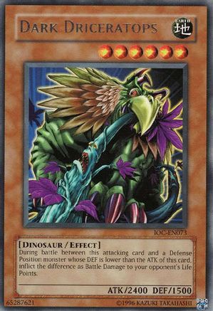 Dark Driceratops (IOC-EN073) - Invasion of Chaos (Worldwide English) Unlimited - Premium Yugioh Single from Konami - Just $0.79! Shop now at Game Crave Tournament Store
