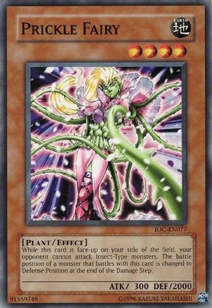 Prickle Fairy (IOC-EN077) - Invasion of Chaos (Worldwide English) Unlimited - Premium Yugioh Single from Konami - Just $0.18! Shop now at Game Crave Tournament Store