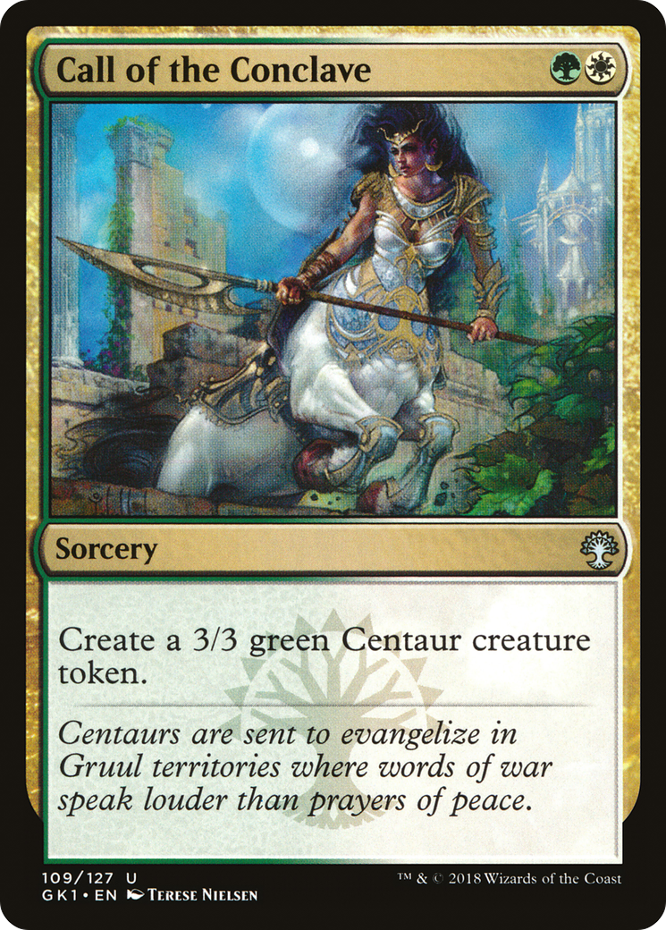 Call of the Conclave (GK1-109) - GRN Guild Kit - Premium MTG Single from Wizards of the Coast - Just $0.08! Shop now at Game Crave Tournament Store