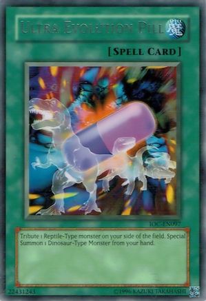 Ultra Evolution Pill (IOC-EN097) - Invasion of Chaos (Worldwide English) Unlimited - Premium Yugioh Single from Konami - Just $0.60! Shop now at Game Crave Tournament Store