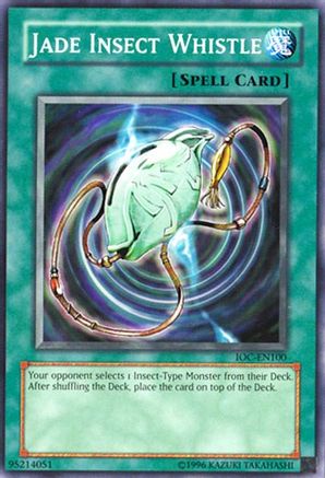 Jade Insect Whistle (IOC-EN100) - Invasion of Chaos (Worldwide English) Unlimited - Premium Yugioh Single from Konami - Just $0.80! Shop now at Game Crave Tournament Store