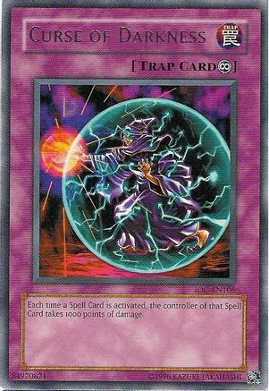 Curse of Darkness (IOC-EN106) - Invasion of Chaos (Worldwide English) Unlimited - Premium Yugioh Single from Konami - Just $3.95! Shop now at Game Crave Tournament Store