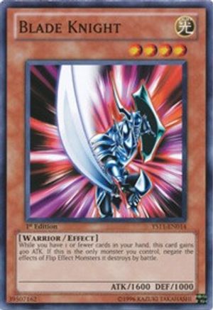 Blade Knight (YS11-EN014) - Starter Deck: Dawn of the Xyz 1st Edition - Premium Yugioh Single from Konami - Just $0.42! Shop now at Game Crave Tournament Store