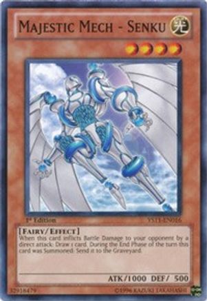 Majestic Mech - Senku (YS11-EN016) - Starter Deck: Dawn of the Xyz 1st Edition - Premium Yugioh Single from Konami - Just $0.25! Shop now at Game Crave Tournament Store