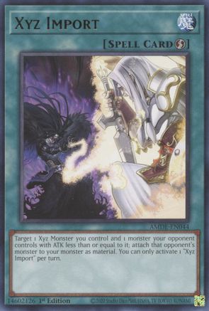 Xyz Import (AMDE-EN044) - Amazing Defenders 1st Edition - Premium Yugioh Single from Konami - Just $0.25! Shop now at Game Crave Tournament Store