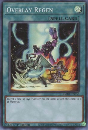 Overlay Regen (AMDE-EN056) - Amazing Defenders 1st Edition - Premium Yugioh Single from Konami - Just $0.25! Shop now at Game Crave Tournament Store